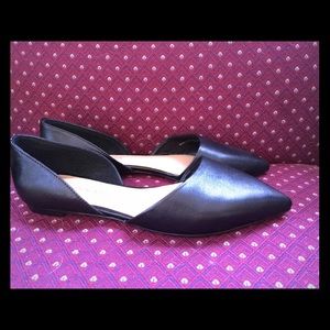 Saks Fifth Avenue Alexi Black Nappa D’Orsay Sz 5.5